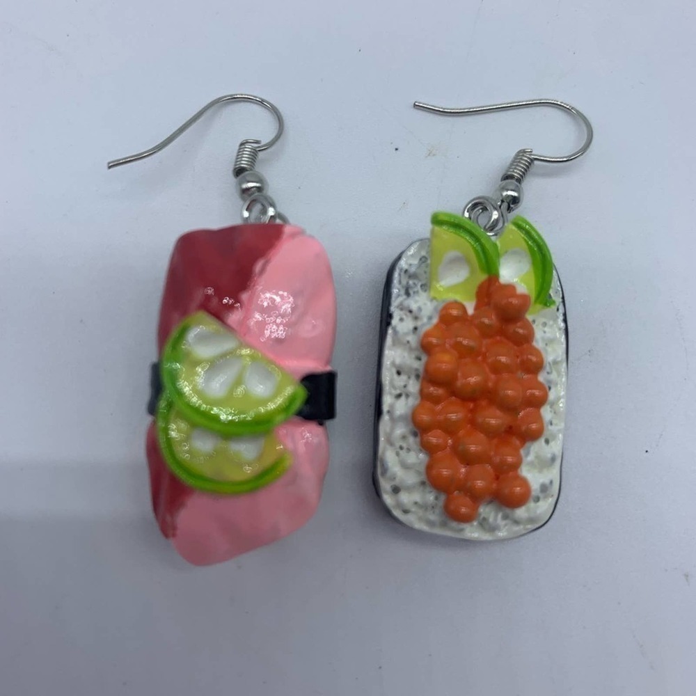 NEW sushi and fish egg earrings - Picture 11 of 16